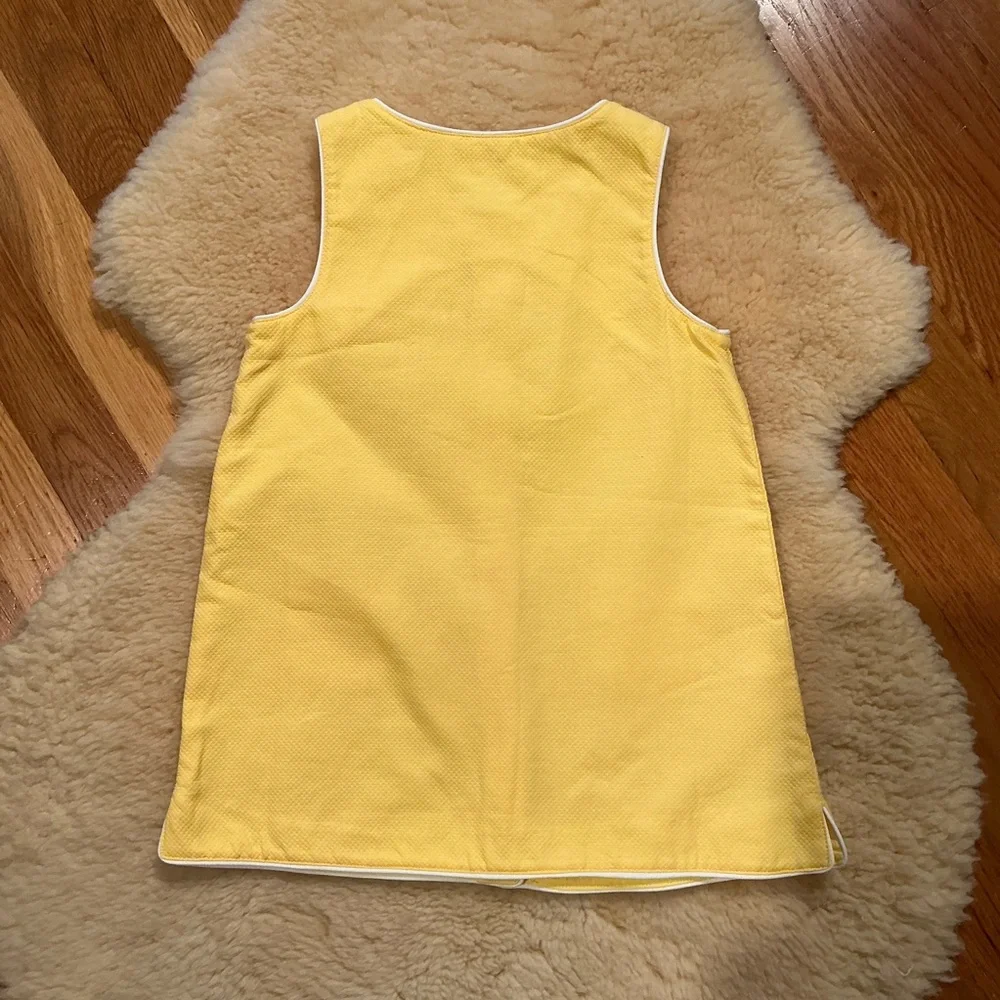 Gymboree yellow sleeveless mod shift dress